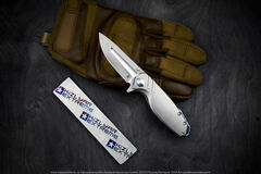 Складной нож Kizer Ti'an сталь CPM S35VN StoneWash рукоять Титан