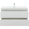 Aquanet 328002 Тумба с раковиной Вега 100 2 ящ. цв.белый глянец (328002)