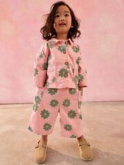 Комплект из трех предметов для девочки Next AC9-251, Розовый, Хаки