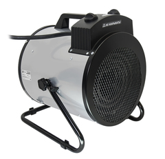 Нагреватель воздуха электрический с ТЭН QUATTRO ELEMENTI QE-6000 ETN (3,0/6,0 кВт, 380В-3ф, 880 м3/час) — цилиндр