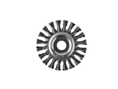 ЗУБР 125 мм, стальная проволоки 0.5 мм, щетка дисковая для УШМ, Профессионал (35190-125)