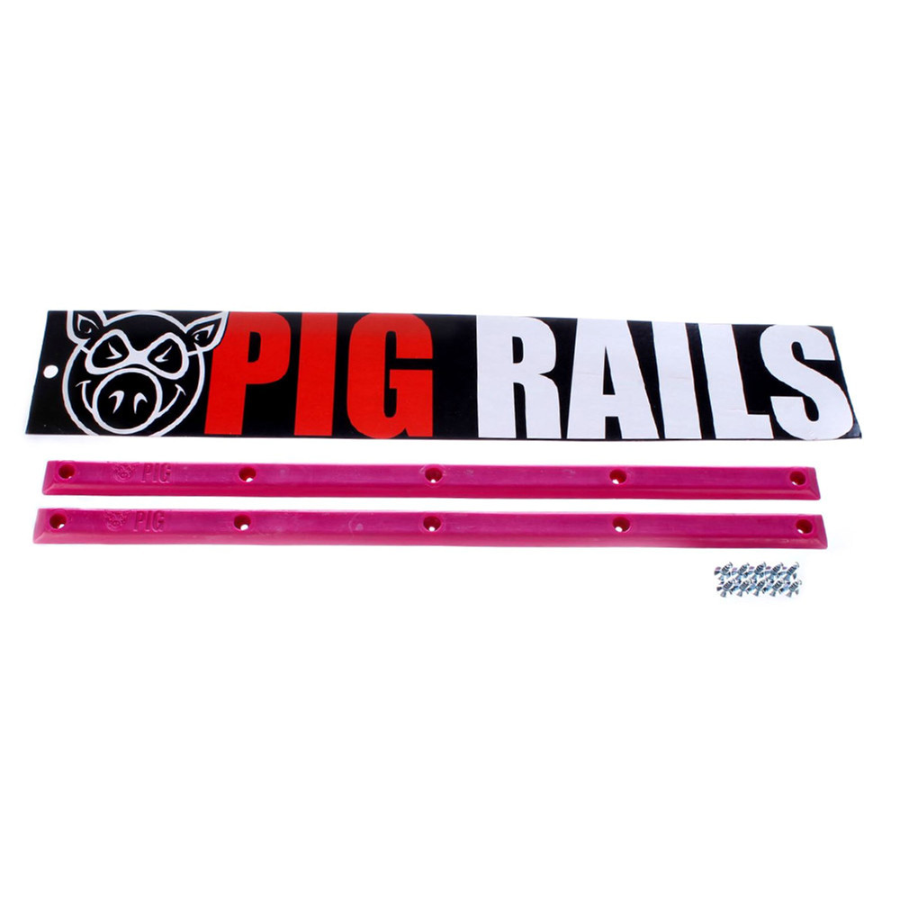 Рейлы для деки скейта PIG Rails (Pink)