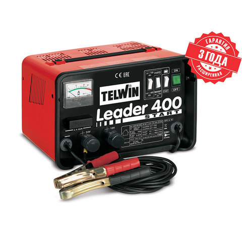 LEADER 400 START 230V 12-24V, Пуско-зарядное устройство TELWIN