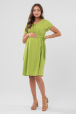 Платье для беременных 10370 хаки