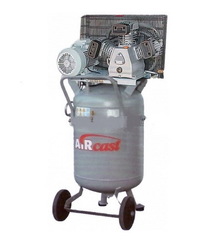 Компрессор РЕМЕЗА C-100LB40В (380 В) вертикальный с ременным приводом