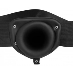 Полый страпон Erection Assist, черный, 15,2 см