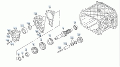 Шестерня заднего хода МАН ТГА/MAN TGA 22 заб. Шестерня промежуточного вала ZF 16S151 (1315.305.011/1290946(DAF)/93190486  17 81323150070 Рециркуляционное колесо