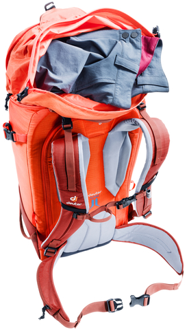 Картинка рюкзак для сноуборда Deuter freerider pro 34+ lava-papaya - 4