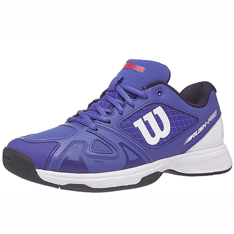 Кроссовки детские Wilson Junior Rush Pro 2.5 Tennis Shoes (Dazzling Blue/White/Neon Red)