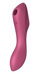 Малиновый вакуум-волновой вибростимулятор Satisfyer Curvy Trinity 3 - 