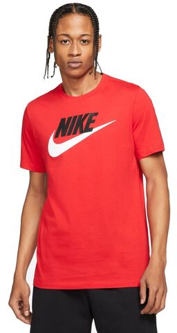 Теннисная футболка Nike Sportswear T-Shirt Icon Futura - university red/black/white