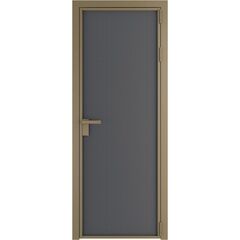 Алюминиевая дверь 1AP шампань графит элегант
