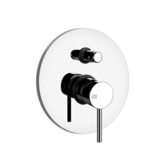 Gessi 18779#031 Gessi Emporio Via tortona Внешние части для настенного смесителя с автоматическим переключателем ванна-душ, цвет: Chrome фото