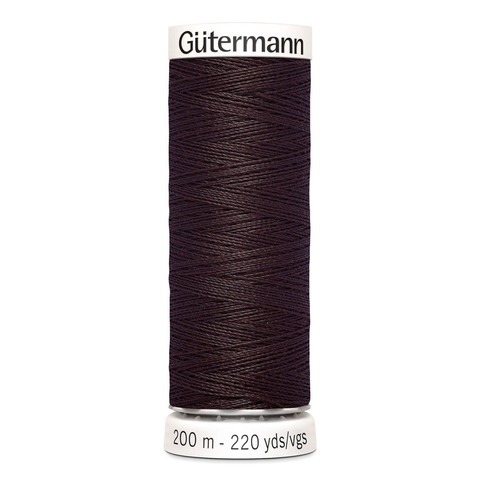 Нить Sew-All 200 м, Gutermann, 023 горький шоколад