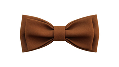 Однотонный галстук - бабочка (коричневый)