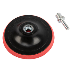 76234 Насадка для дрели и УШМ с липучкой, 115 мм, с адаптером c М14 на d8 Сибртех