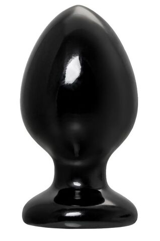 Черная анальная втулка Cetus α - 11,5 см. - POPO Pleasure 731451