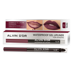 Alvin D`or P-21 Карандаш для губ гелевый водостойкий Lipliner for shading тон 01 тёмная вишня 0,29г