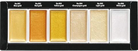 Kuretake Gansai Tambi 6 цветов Starry