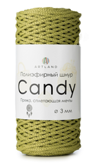 Полиэфирный шнур Candy 3 мм, 200 гр, 100м, фисташковый