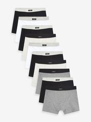 Трусы для мальчика Next N59-123, 10 шт., Серый