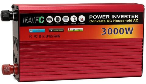 Инвертор автомобильный 12-220В, 3000 Вт