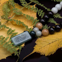 Чётки из нефрита "Время Дракона".