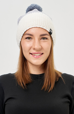 Шапка Nordski Frosty Grey/White