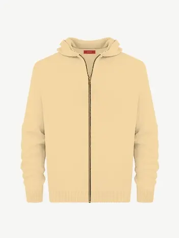 Толстовка на замке из шелка