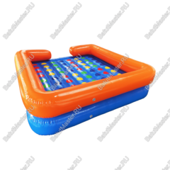 Интерактивная надувная игра "Твистер" 3*3*0,6 м, без подкачки