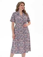 4536 Халат на пуговицах