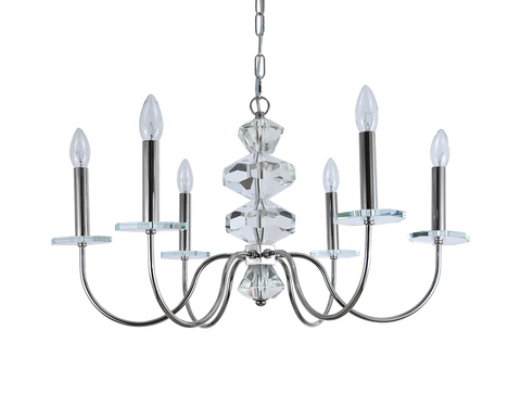 Подвесная люстра Newport VANESSA 3876/C nickel, М0070660