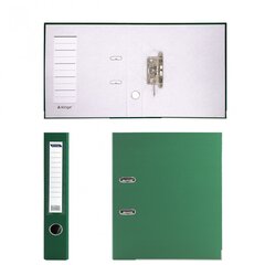 
          Папка-регистратор Alingar, А4, 50 мм, зеленый, ПВХ покрытие, фактура лен, карман на корешке, нижн. металл. кант, арочный механизм, неразборная