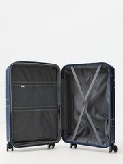 Чемодан полипропилен MIRONPAN Морской синий (XL) 78х52х33(+3)см/4,4 кг/120 л3