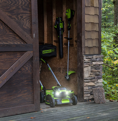 Газонокосилка Greenworks GD60LM51SPK4 60V (51 см) самоходная аккумуляторная, с АКБ 4 А/ч и ЗУ