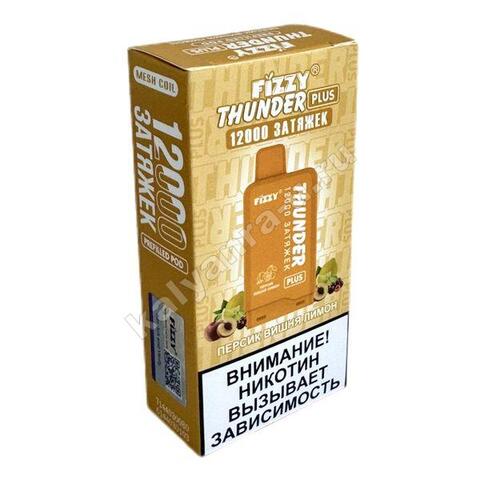 Картридж Fizzy Thunder Plus 12000 затяжек - Персик Вишня Лимон