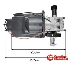 Двигатель эл. переменного тока QUATTRO ELEMENTI PALERMO125Turbo с помпой (242-304-018)