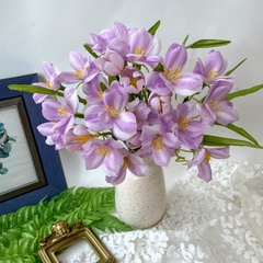 Подснежники искусственные, нежно-сиреневые, 6 веток, 30 см, набор 2 букета.