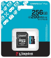 Карта памяти Kingston microSDXC Canvas Go! Plus (SDCG4/256GB) 256 Гб
