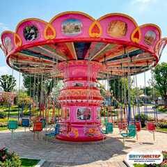 Подвесная карусель «Небесный Полёт», 24 места, 8×8×7 м