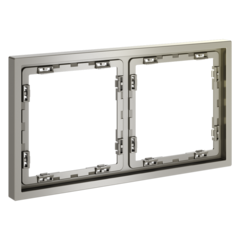 Рамка пластиковая VOLTUM S70 на 2 поста, (шелк)