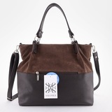 Сумка Саломея 185 эко-замша шоколад