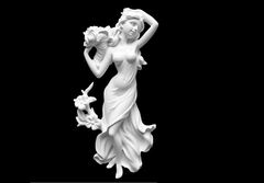 Силиконовый молд Богиня весны, цветов и юности