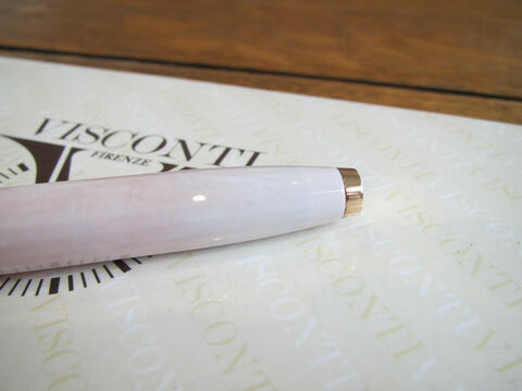 Ручка эко-роллер Visconti Michelangelo Venus tribute to Botticelli, White CT (Vs-785-00)