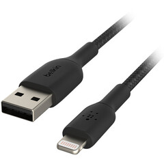 Кабель Belkin BoostCharge USB-A - Lightning Braided Cable, 3м, черный