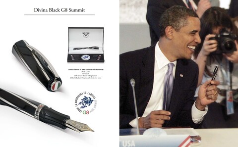 Ручка перьевая Visconti Divina Oversize Black G8 Summit 2009 LE, Black, M (Vs-263-G8M)