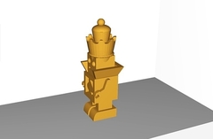 Силиконовый молд Робот 3 D большой
