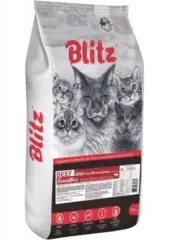 Сухой корм для кошек Blitz Sensitive Beef Adult Cats All Breeds с говядиной 10кг