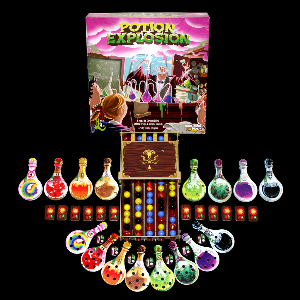 Potion Explosion | Купить настольную игру Potion Explosion в  интернет-магазине настольных игр Единорог. Доставка. Скидки -  www.edinorog.org