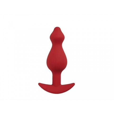 Анальная пробка Libra, цвет бордовый (CORE) (L)